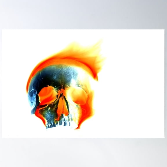 Demons Consume (Negative Edit) Poster Wall Art, Modern Wall Decor For Living Room Bedroom, 8x12 UNFRAMED