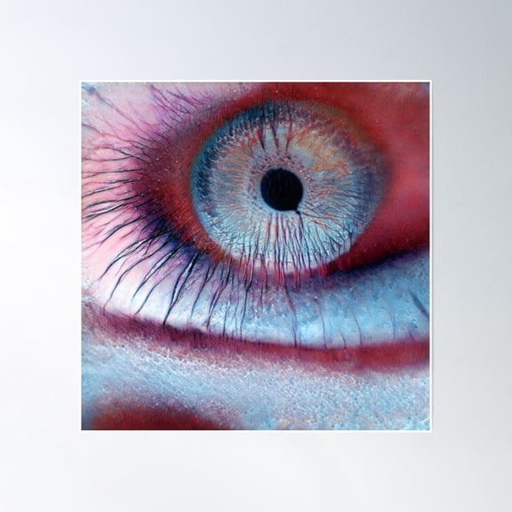 Demons Eye Poster Wall Art, Modern Wall Decor, 24x24 UNFRAMED