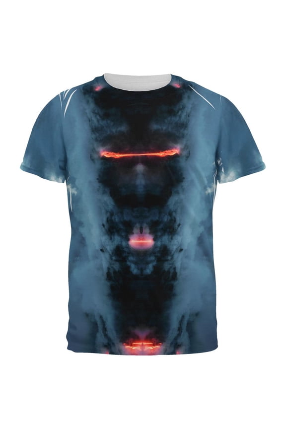 Demons In The Mist Lava All Over Mens T Shirt Multi 2XL