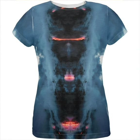 Demons In The Mist Lava All Over Womens T Shirt Multi LG