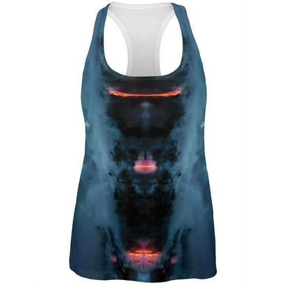 Demons In The Mist Lava All Over Womens Work Out Tank Top Multi MD