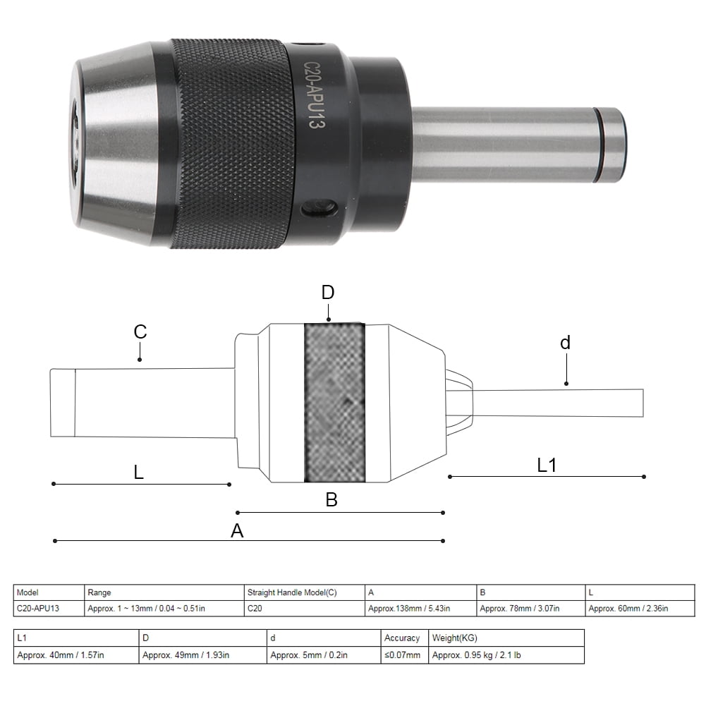 Demonsen Milling Machine Drill Chuck,Drill Chuck Integrated Milling
