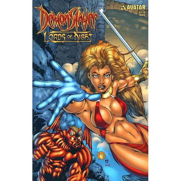 Demonslayer: Lords of Night Ashcan #1 VF ; Avatar Comic Book