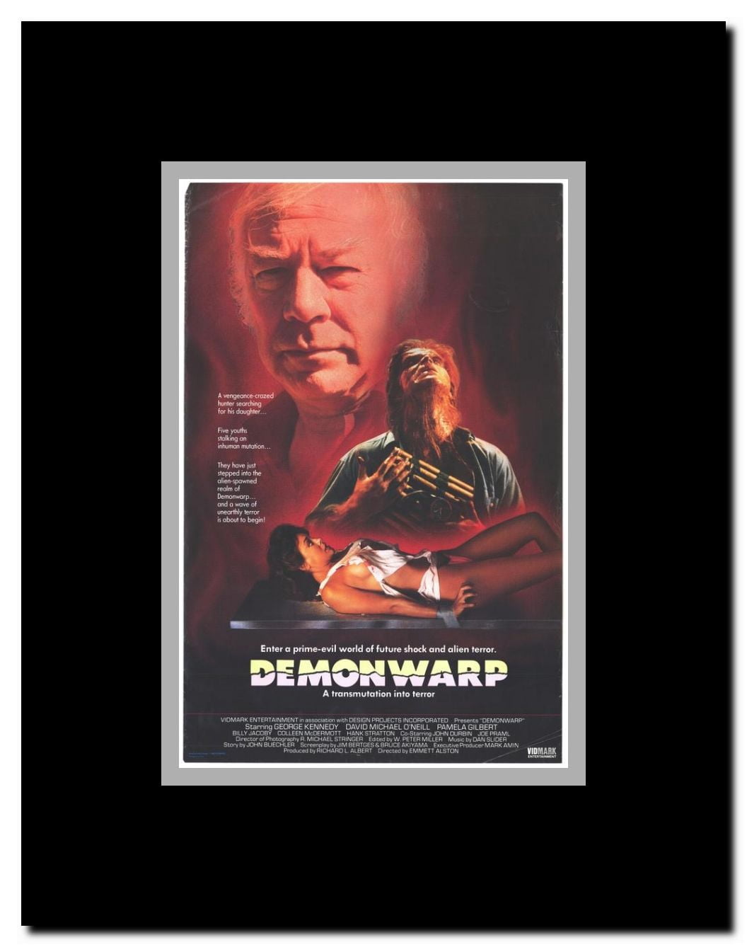 Demonwarp Framed Movie Poster