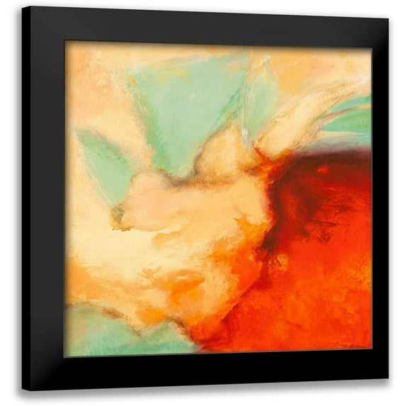Demos, Jean-Luc 12x12 Black Modern Framed Museum Art Print Titled - Namaste I