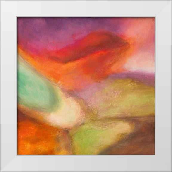 Demos, Jean-Luc 12x12 White Modern Wood Framed Museum Art Print Titled - Nirvana II