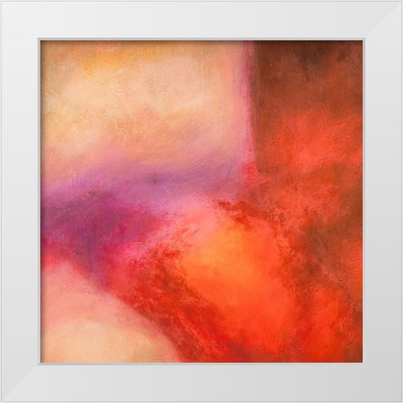 Demos, Jean-Luc 12x12 White Modern Wood Framed Museum Art Print Titled - Nirvana I