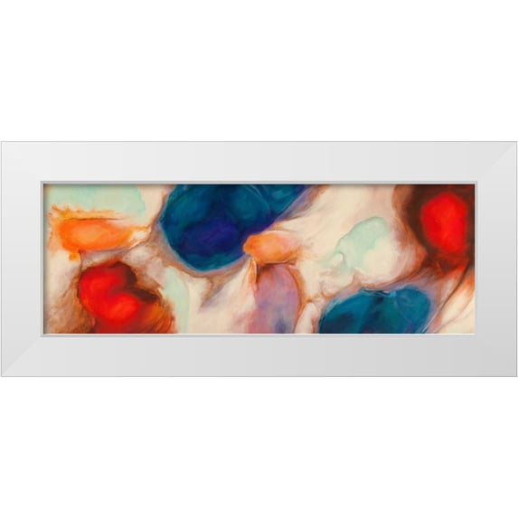 Demos, Jean-Luc 18x9 White Modern Wood Framed Museum Art Print Titled - Shangri-La