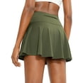 thumbnail image 1 of Demotime Women's Tennis Skirt High Waisted Athletic Golf Skorts for Running Casual Wear, 1 of 5