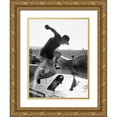 thumbnail image 1 of Demoulin, Vincent 19x24 Gold Ornate Wood Framed with Double Matting Museum Art Print Titled - Skateboard, 1 of 4