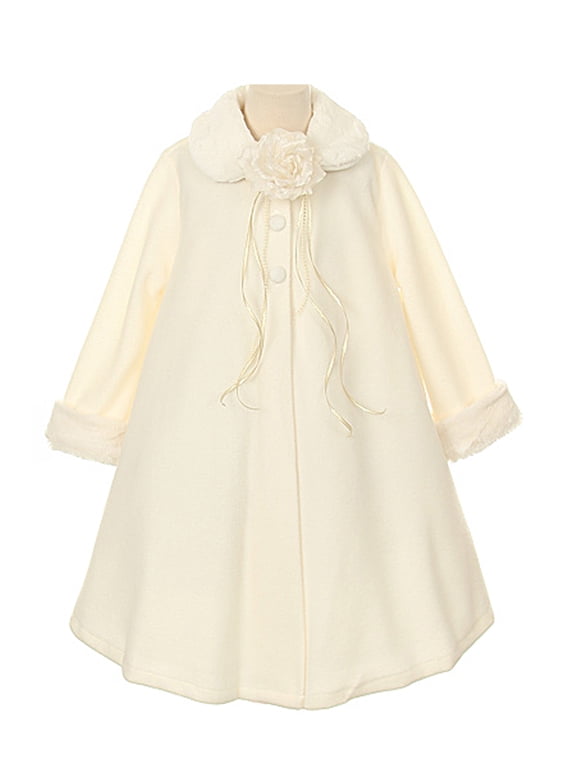 Dempsey Marie Cozy Fleece Long Sleeve Cape Jacket Coat