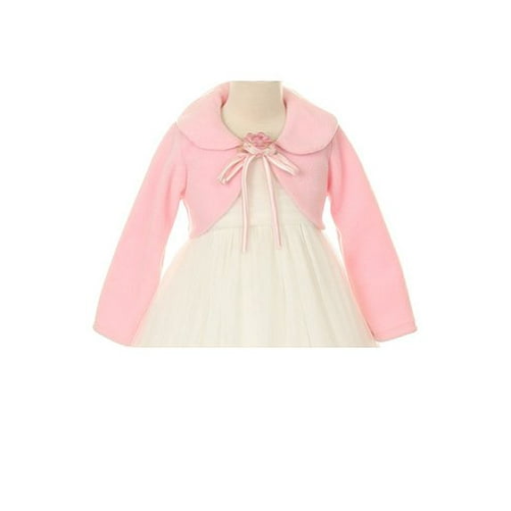Cozy Long Sleeve Bolero Jacket Cover - Pink Girl 4
