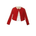 thumbnail image 1 of Dempsey Marie Girls Knit Cardigan Long Sleeve Sweater with Matching Flower, 1 of 1