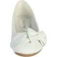 thumbnail image 1 of Dempsey Marie Ivory Pearl or White Infant & Girl's Flat Shoes with Side Bow, 1 of 2