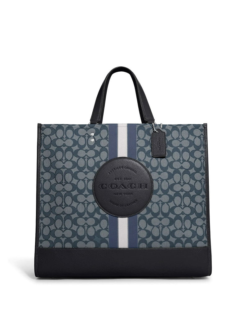 Dempsey Tote 40 In Signature Jacquard With Stripe And Coach Patch