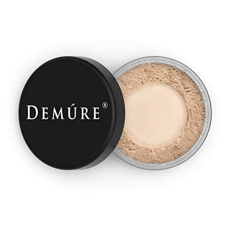 Demure - Mineral Makeup, Medium Foundation Powder, Loose Mineral Make Up, Concealer Makeup, Natural Makeup Made with Pure Crushed Minerals, Loose Face Powder.