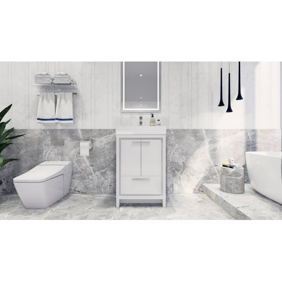 Demure Wall Mounted Vanity