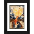 thumbnail image 1 of Demuth, Charles 13x18 Black Ornate Wood Framed with Double Matting Museum Art Print Titled - Two Acrobats in Red Tights, 1 of 4