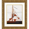 thumbnail image 1 of Demuth, Charles 15x18 Gold Ornate Wood Framed with Double Matting Museum Art Print Titled - Masts, 1 of 4