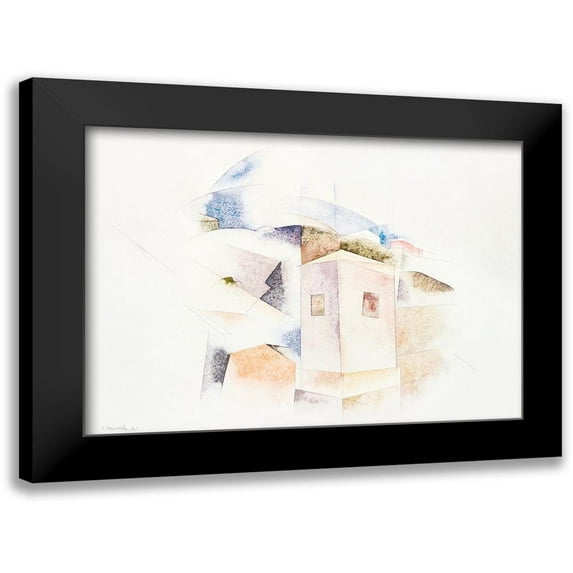 Demuth, Charles 18x14 Black Modern Framed Museum Art Print Titled - Bermuda No. 4