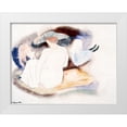 thumbnail image 1 of Demuth, Charles 18x15 White Modern Wood Framed Museum Art Print Titled - Woman with Hat and 2 Figures, 1 of 4