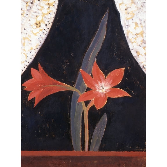 Demuth Cottage Window Flowers Painting Extra Large Art Print Wall Mural Poster Premium XL