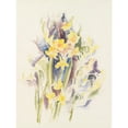 thumbnail image 1 of Demuth Small Daffodils Flower Drawing Painting Extra Large Art Print Wall Mural Poster Premium XL, 1 of 3
