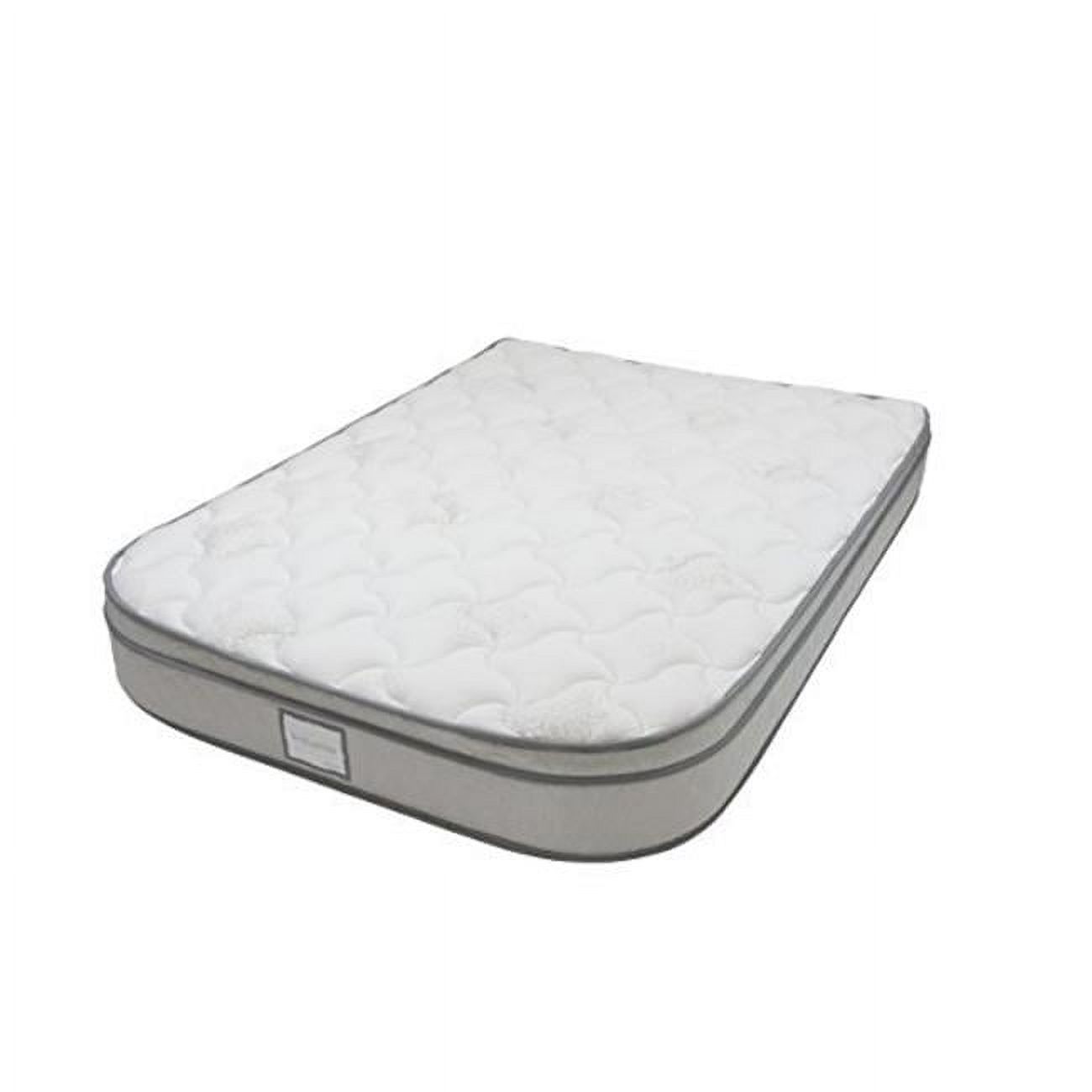 Den Mattresses MARVSFRK 11 in. RV Supreme Euro Top Mattress with Radius Corners White, King