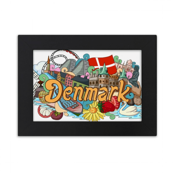 Den Nye Havn Frederiksborg Castle Denmark Desktop Photo Frame Ornaments Picture Art Painting
