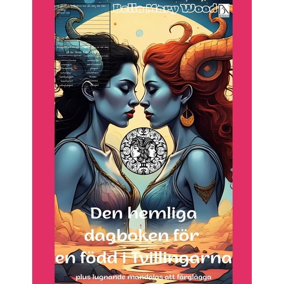 Den hemliga dagboken för en född i Tvillingarna plus lugnande mandalas att färglägga: tvillingar bok, (Paperback)