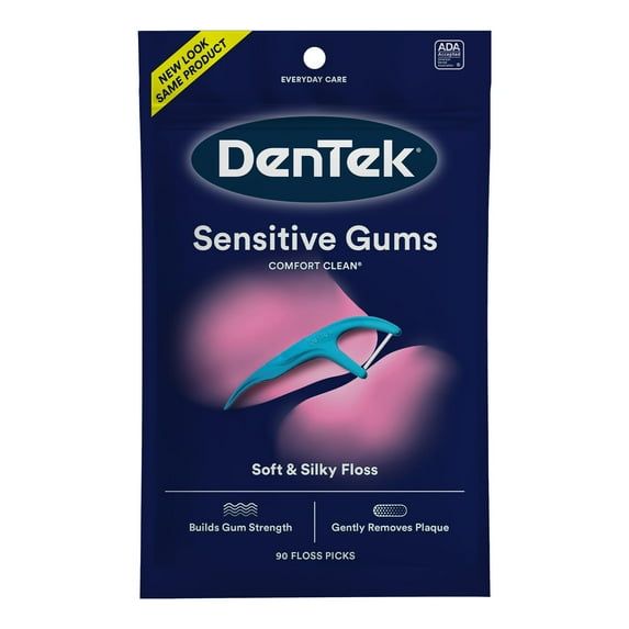 DenTek Comfort Clean Silk Floss Picks 90 Each (Pack of 3)