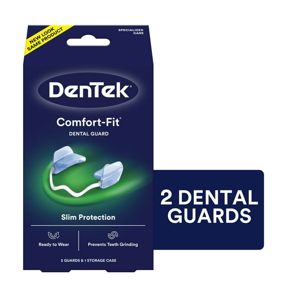 DenTek Comfort-Fit Dental Guards for Nighttime Teeth Grinding, 2 Count