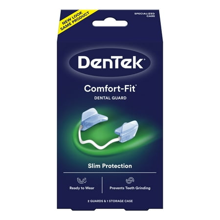 DenTek Comfort-Fit Dental Guards for Nighttime Teeth Grinding, 2 Count
