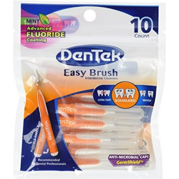 DenTek Easy Brush Cleaners, Mint - (Pack of 3)