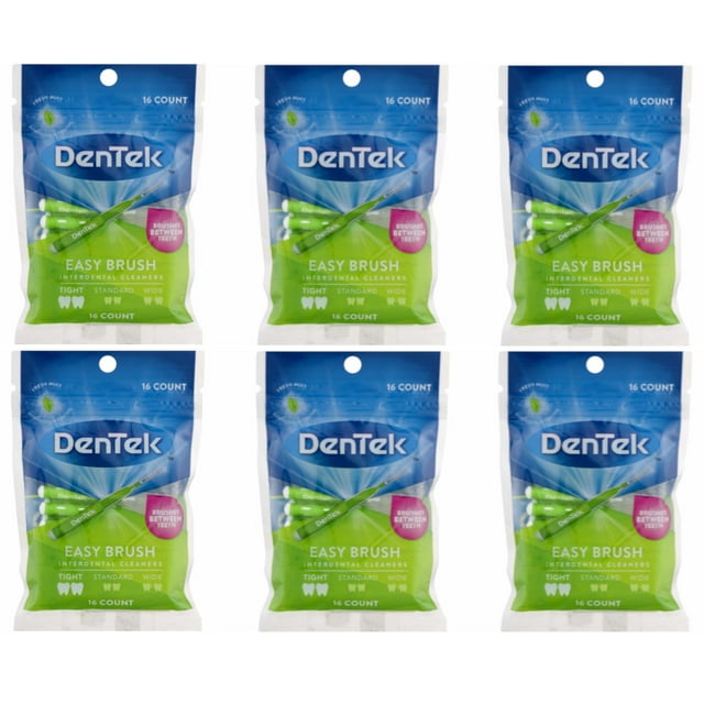 DenTek Easy Brush Interdental Cleaners, Brushes Between Teeth, Tight