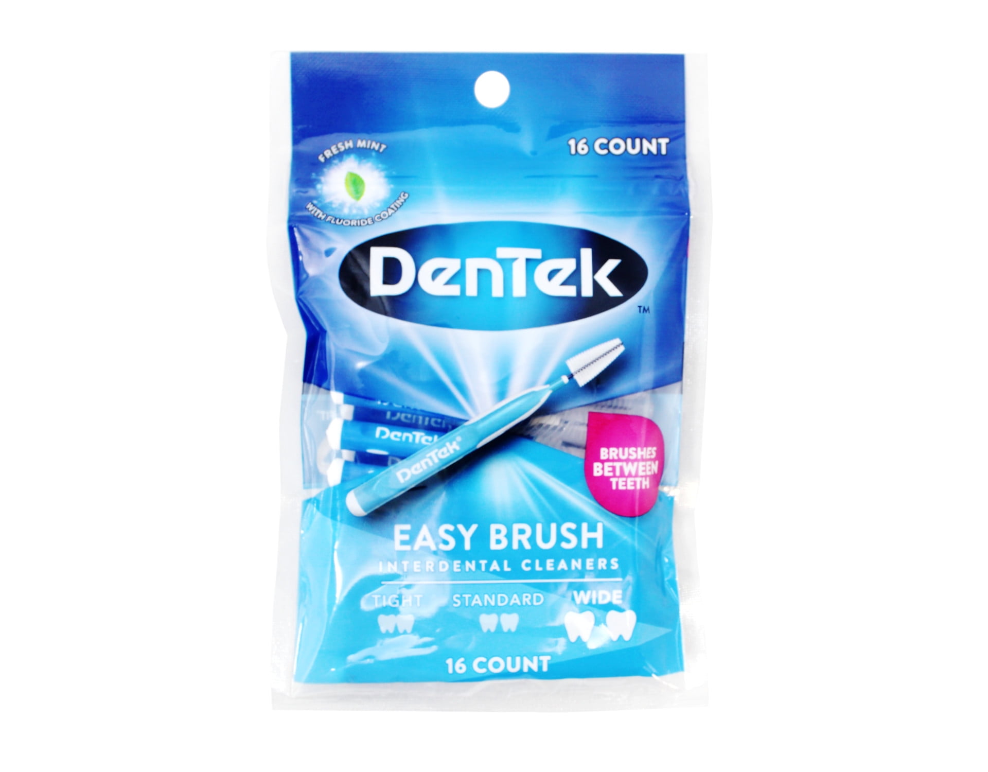 DenTek Easy Brush Interdental Cleaners Mint 16 CT