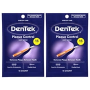 DenTek  Easy Brush  Plaque Control Standard Interdental Cleaners, 16 Count Pack of 2