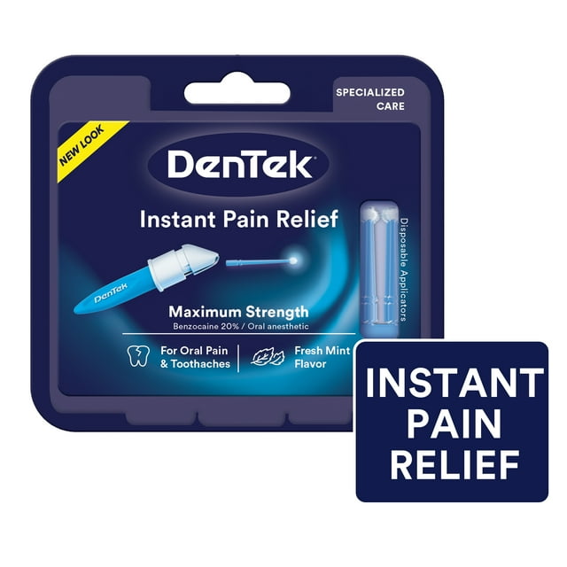 Advanced Nusing Solutions DenTek Maximum Strength Oral Adult Toothache Relief, Dental Gum Pain ...