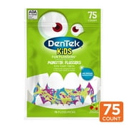 DenTek Kids Fun Flossers, Limited Edition Monster Flossers, 75 Count