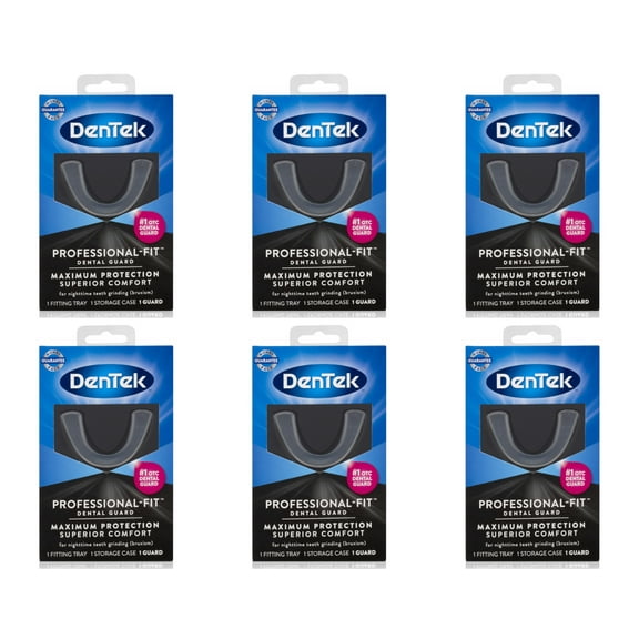 DenTek Maximum Protection Dental Guard Professional- Fit 1 ea (Pack of 6)