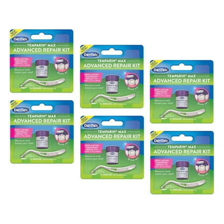 DenTek Temparin Max Advanced Dental Repair Kit, 13+ Repairs