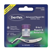 DenTek Temparin Max Advanced Dental Repair Kit, Loose Cap Set, 13  Repairs
