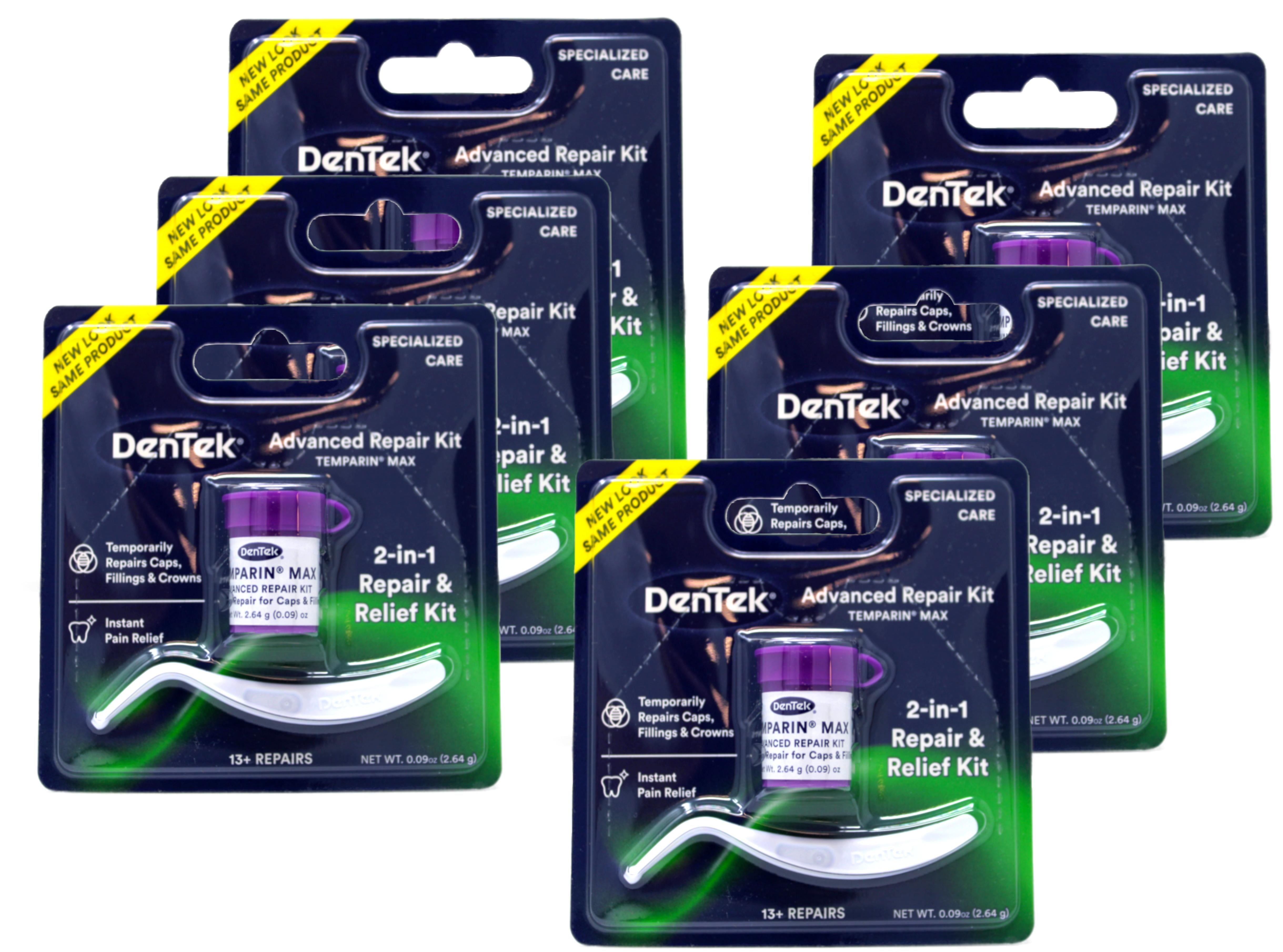 DenTek Temparin Max Temporary Tooth Repair, Holds Fillings and