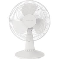 Denali Aire 12 In. 3-Speed White Oscillating Table Fan 1DAFD12E