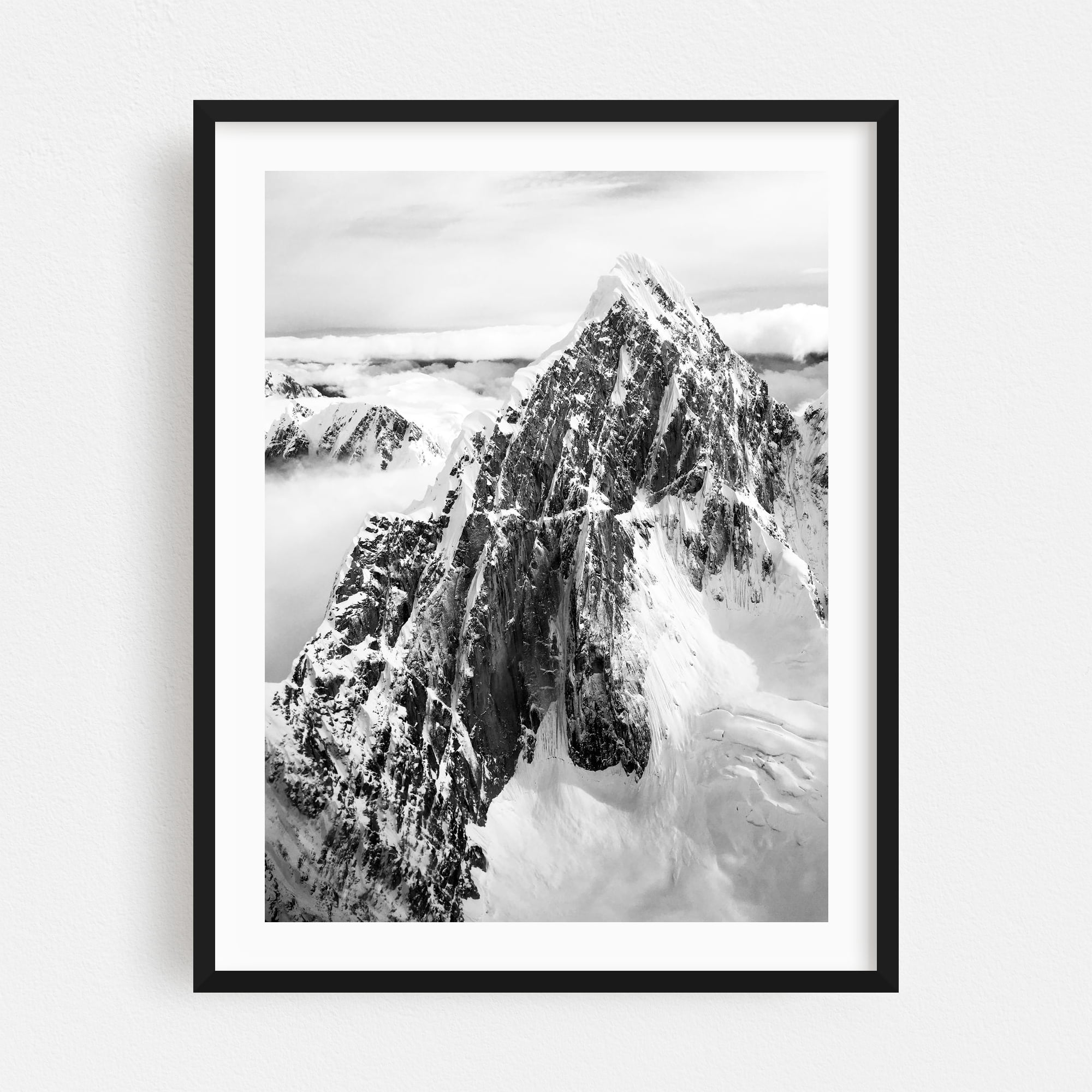 Denali - Alaska Photography Mountain Snow Black and White Nature Winter ...