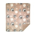 thumbnail image 1 of Denali Home Collection 16124872 Clam Shell With Cashew Double Sided Microplush Throw, 1 of 1