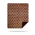 thumbnail image 1 of Denali Home Collection Denali Wilderness Walk/Chocolate Microplush Blanket, 1 of 4