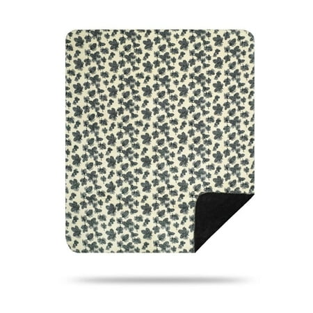 Denali Home Collection Denali Winter Pine Cones/Pine Microplush Blanket