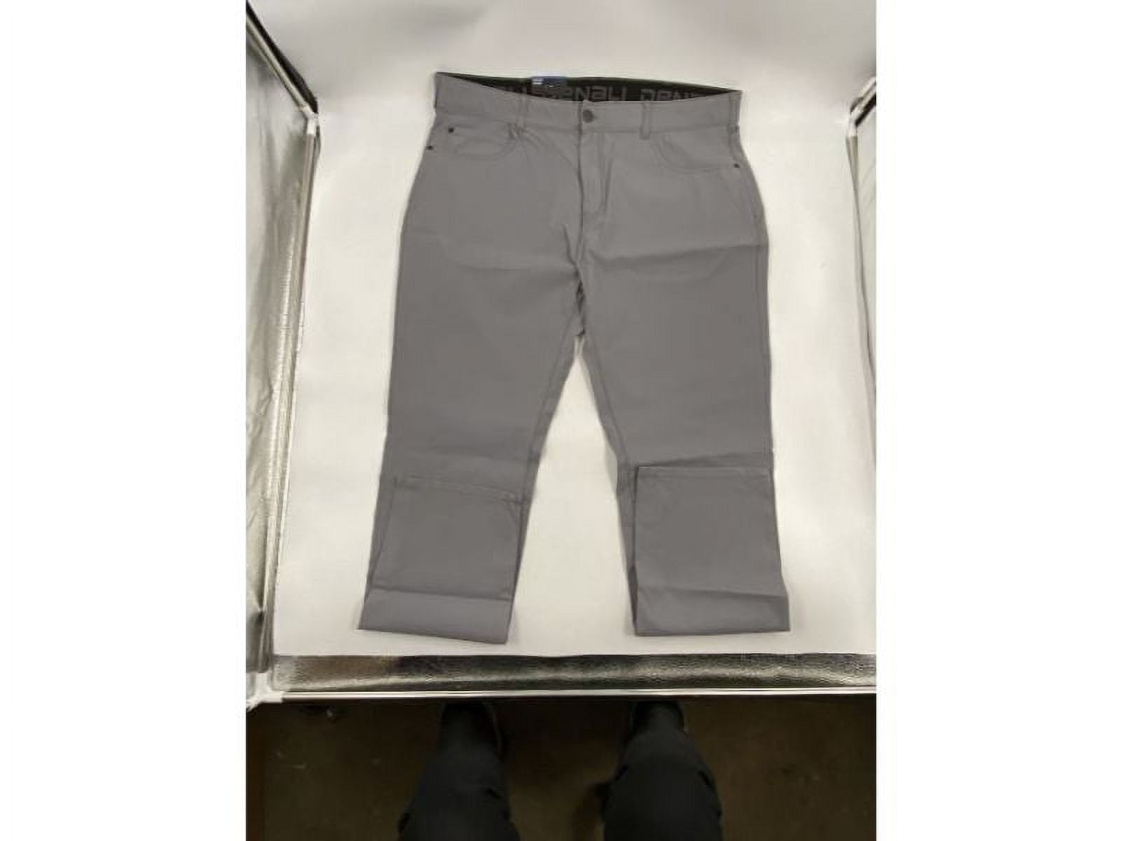 Denali Men's 4Way Stretch Flex Waist Travel Pant, Slim Straight Fit