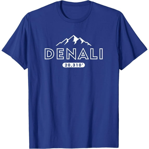 Denali Mountain Peak Elevation Alaska National Park Unisex T-Shirt for Men Women Kids Toddler